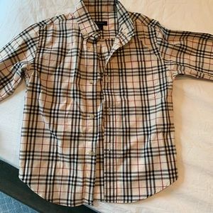 Boys Burberry Button down shirt